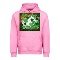 Fuchsia Pink St. patricks day Urban Hoodie - FaDigitalArtStudio