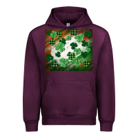 Mauve Wine St. patricks day Urban Hoodie - FaDigitalArtStudio