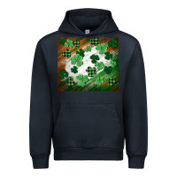 Navy St. patricks day Urban Hoodie - FaDigitalArtStudio