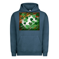 Pigment Midnight Navy St. patricks day Urban Hoodie - FaDigitalArtStudio
