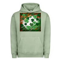 Pigment Oil Green St. patricks day Urban Hoodie - FaDigitalArtStudio