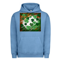 Pigment Pebble Blue St. patricks day Urban Hoodie - FaDigitalArtStudio