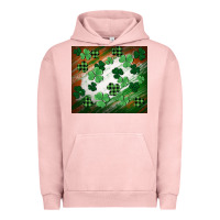Pigment Salmon St. patricks day Urban Hoodie - FaDigitalArtStudio