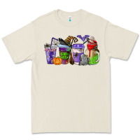 Bone halloween coffee cups Premium Tee - AdoDesignShop