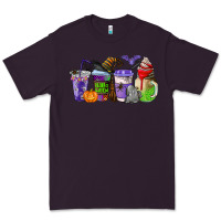 Plum halloween coffee cups Premium Tee - AdoDesignShop