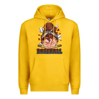 Lemon Messy bun Baseball Premium Hoodie - HowdyJamesFarm