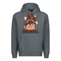 Rock Messy bun Baseball Premium Hoodie - HowdyJamesFarm