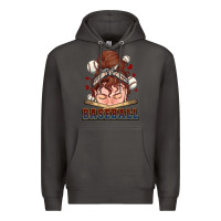 Smoke Messy bun Baseball Premium Hoodie - HowdyJamesFarm