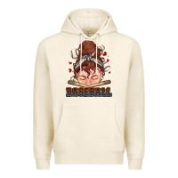 Tofu Messy bun Baseball Premium Hoodie - HowdyJamesFarm