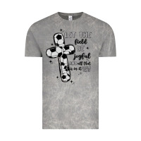 Cloud Rock soccer Vintage Tee - MaliasSmallBusiness