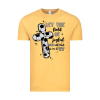 Vintage Mustard soccer Vintage Tee - MaliasSmallBusiness