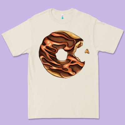 Chocolate Donut Premium Tee Designed By Adodesignshop