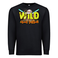Black Wild about Softball Premium Sweatshirt - HowdyJamesFarm