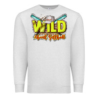 Oatmeal Heather Wild about Softball Premium Sweatshirt - HowdyJamesFarm