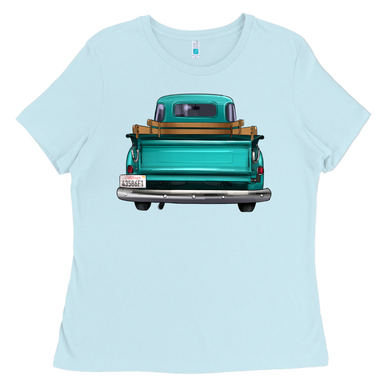 Western Truck Back View 2 Ladies Tee by FaDigitalArtStudio | Teevron