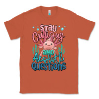 Copper stay curious and axolotl questions Classic Tee - MaliasSmallBusiness