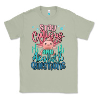 Matcha stay curious and axolotl questions Classic Tee - MaliasSmallBusiness