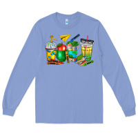 Colony Blue teacher coffee cups Long Sleeve Tee - NancyCooperArtShop