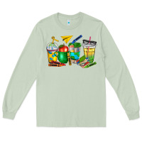 Matcha teacher coffee cups Long Sleeve Tee - NancyCooperArtShop