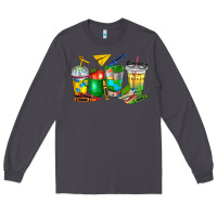 Smoke teacher coffee cups Long Sleeve Tee - NancyCooperArtShop
