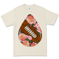 Bone american football and western roses teardrop Premium Tee - BundleAndBundleShop