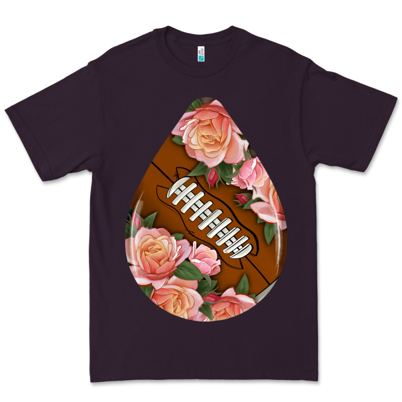 American Football And Western Roses Teardrop Premium Tee by BundleAndBundleShop | Teevron