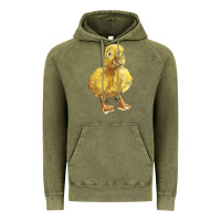 Vintage Olive Baby Duck Vintage Hoodie - LillyAllenDesigns
