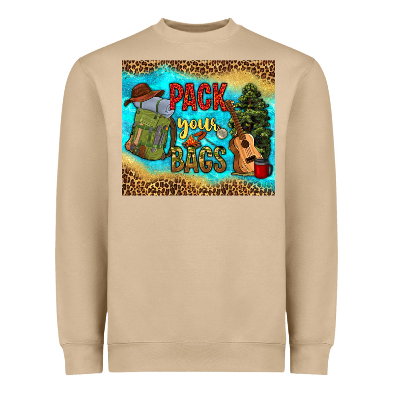 Pack Your Bags Heavyweight Sweatshirt by NancyCooperArtShop | Teevron