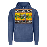 Vintage Denim st Patricks day western shamrock Vintage Hoodie - Jasminsmagicworld