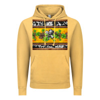 Vintage Mustard st Patricks day western shamrock Vintage Hoodie - Jasminsmagicworld