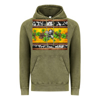 Vintage Olive st Patricks day western shamrock Vintage Hoodie - Jasminsmagicworld