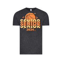 Vintage Black basketball senior 2024 Vintage Tee - MaliasSmallBusiness