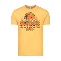 Vintage Mustard basketball senior 2024 Vintage Tee - MaliasSmallBusiness