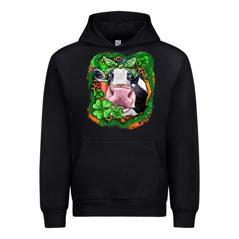 St. Patrick's Day Cow Urban Hoodie by FaDigitalArtStudio | Teevron