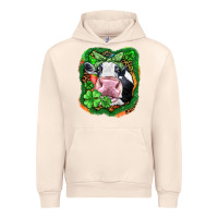 Sandshell St. Patrick's day cow Urban Hoodie - FaDigitalArtStudio