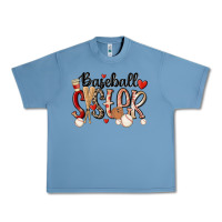 Pebble Blue baseball sister Urban Heavy Tee - MaliasSmallBusiness