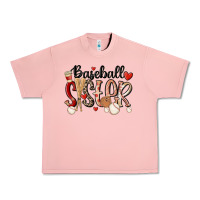 Salmon baseball sister Urban Heavy Tee - MaliasSmallBusiness