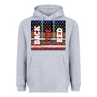Heather Grey America back the red Heavyweight Hoodie - TumblerDesignByShophia