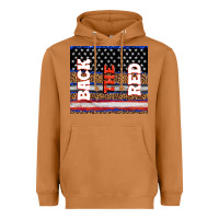 Meerkat America back the red Heavyweight Hoodie - TumblerDesignByShophia