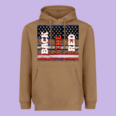 America Back The Red Heavyweight Hoodie Designed By Tumblerdesignbyshophia