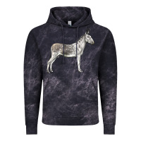Cloud Black Andalusian Donkey Vintage Hoodie - LillyAllenDesigns