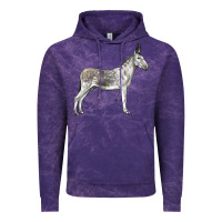 Cloud Purple Andalusian Donkey Vintage Hoodie - LillyAllenDesigns