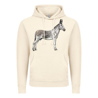 Vintage Artic Andalusian Donkey Vintage Hoodie - LillyAllenDesigns