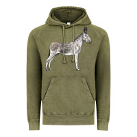 Vintage Olive Andalusian Donkey Vintage Hoodie - LillyAllenDesigns