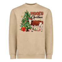 Mushroom mooey christmas Heavyweight Sweatshirt - MaliasSmallBusiness