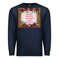 Navy para el mundo eres una madre para tu familia eres Premium Sweatshirt - TumblerDesignByShophia