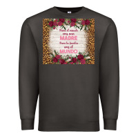 Smoke para el mundo eres una madre para tu familia eres Premium Sweatshirt - TumblerDesignByShophia