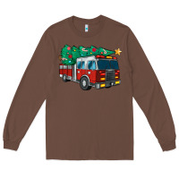 Chestnut christmas fire truck Long Sleeve Tee - MaliasSmallBusiness