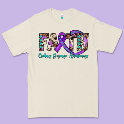 Faith Crohn's Disease Awareness Premium Tee Designed By Jahusdesignshop