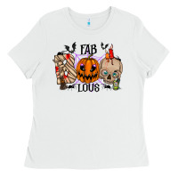 White fabboolous Ladies Tee - RacoonDesign